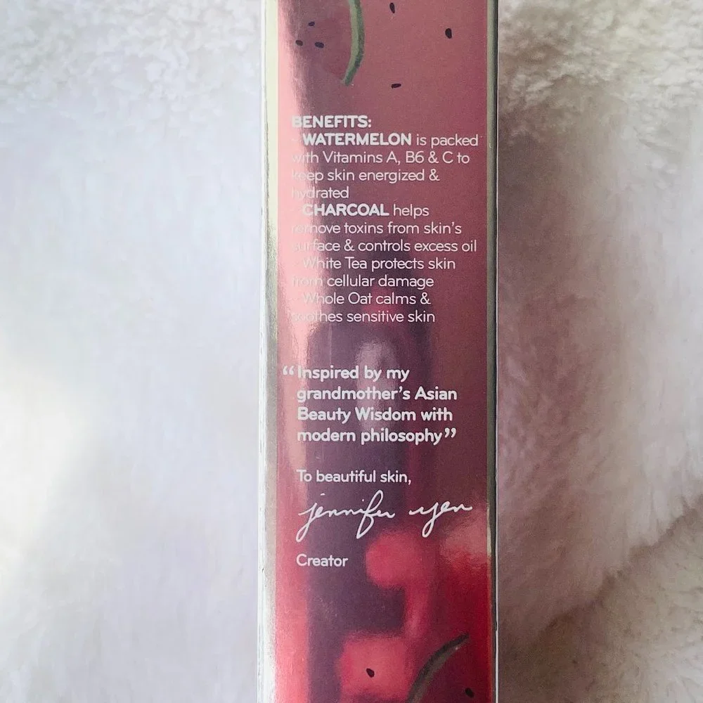 WATERMELON + CHARCOAL PURIFYING CLEANSER 1 fl oz / 30 mL Full Size